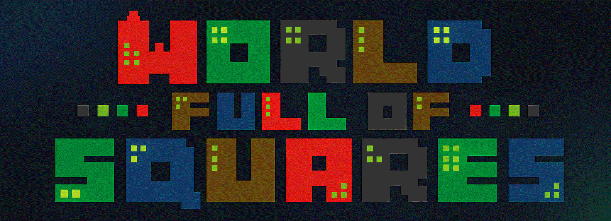 World Full of Squares Experiment #1 banner